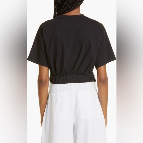 A.L.C. 'Mimi' Black Tee Size M - Picture 3 of 5